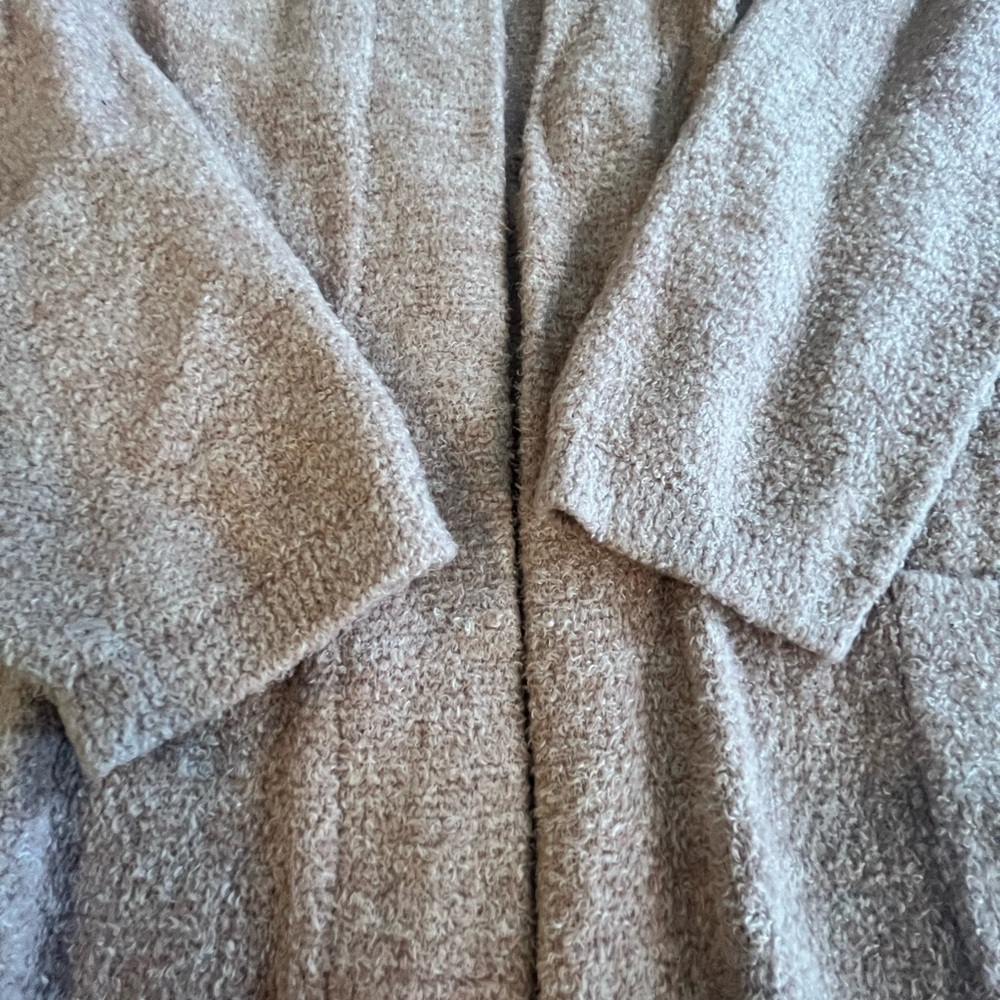 Barefoot Dreams Cozy Chic Lite Cardigan in Soft Beige - Picture 3 of 4
